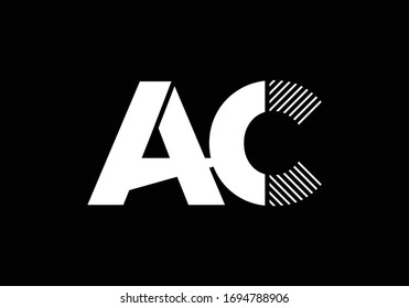 Plantilla vectorial de diseño de logotipo de carta inicial, símbolo alfabético gráfico para identidad empresarial