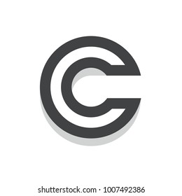 C Initial Letter Logo Template For Multipurpose uses like Agencies, Startup, Apps, & Business