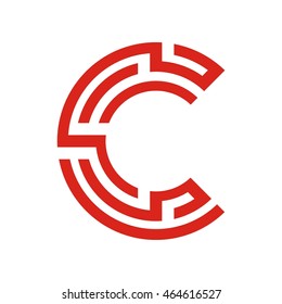 C initial logo
