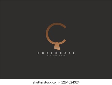 C Initial logo concept