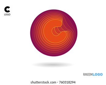 C initial logo. Suitable for any purpose of branding. Vector and JPEG ready