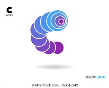 C initial logo. Suitable for any purpose of branding. Vector and JPEG ready