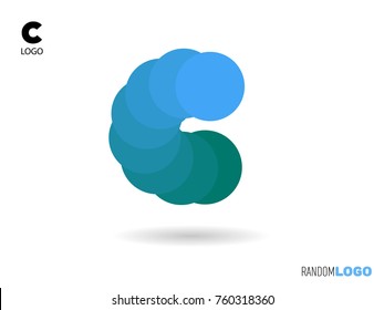 C initial logo. Suitable for any purpose of branding. Vector and JPEG ready
