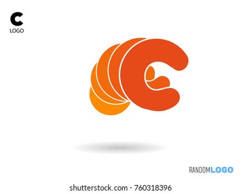 C initial logo. Suitable for any purpose of branding. Vector and JPEG ready
