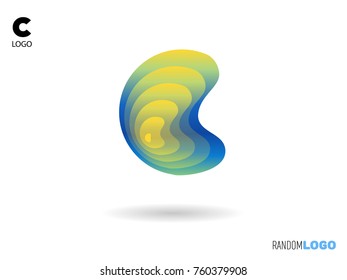 C initial logo. Suitable for any purpose of branding. Vector and JPEG ready