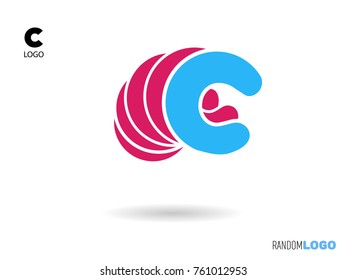 C initial logo. Suitable for any purpose of branding. Vector and JPEG ready