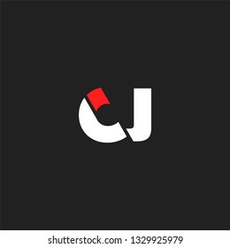 C J letters Joint logo icon vector template.
