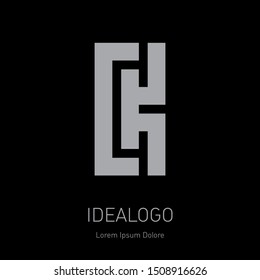 C and K initial logo. CK - Vector design element or icon. KC - Initial monogram logotype.