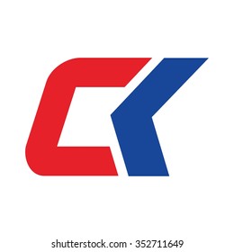 c and k logo vector.
