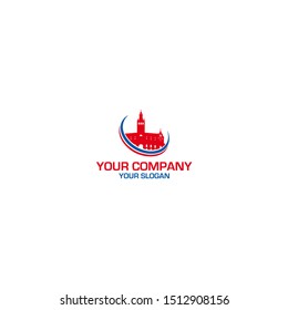 C Kingdom Palace Logo Design Vector