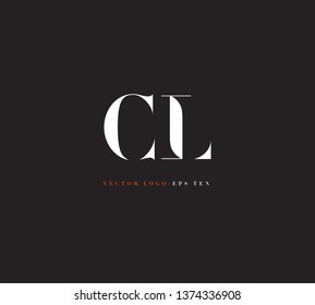 C L letters Joint logo icon vector template for corporate logo and business card design.