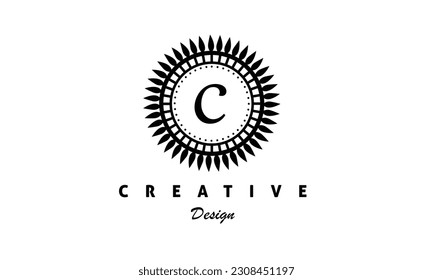 C diseño de logotipo posterior 01