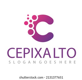 C later logo template created by illustrator