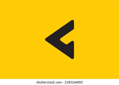 Diseño de icono de C latter