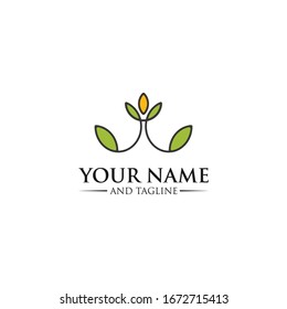 C leaf logo vector design template sign  Letter C Nature Eco Logo Design Template