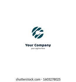 C letter as abstract logo