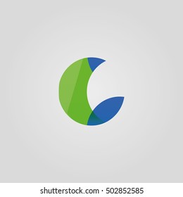 c letter abstract logo