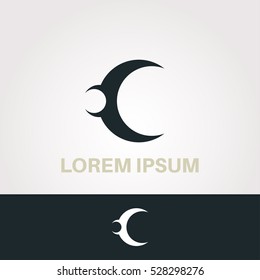 C Letter Abstract Vector Logo Design Template. Creative Typographic Concept Icon