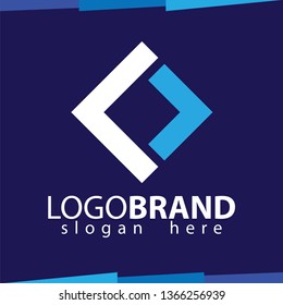 C Letter with Arrow Logo vector template