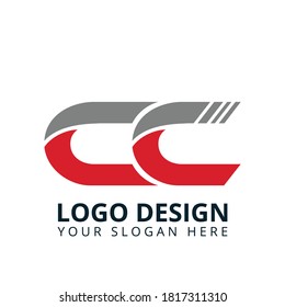 C C Letter Bold Logo Design. Construction, Building Logo