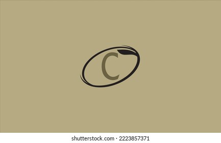 C LETRA BROWN CAFE VEKTÖR