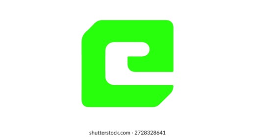 Letra C Logotipo del negocio. Letra C Ilustración vectorial del logotipo del negocio.