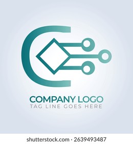 C letter company logo template design art