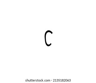 C letter creative design template