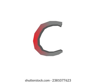 Elemento de diseño de logotipo creativo de letra C