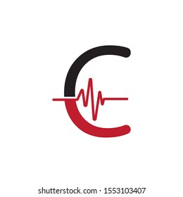 C Letter creative logo or symbol template design
