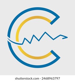 c letter creative logo, c letter symbol, c design vector 