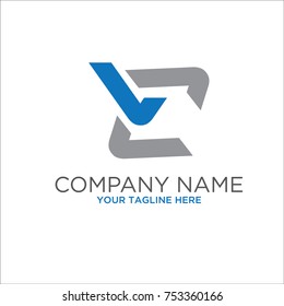 c letter design vector with check