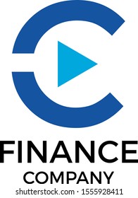 C Letter Finance Company Logo Vector Design