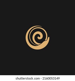 C Letter help Logo Template vector icon illustration design
