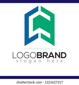 C letter home logo vector element. home logo template