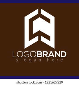 C letter home logo vector element. home logo template