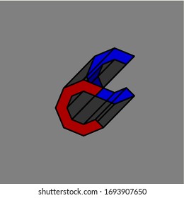 C letter icon logo with some element vector design template