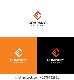 C letter icon vector design element template