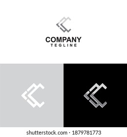 C letter icon vector design element template