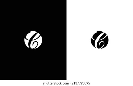 C Letra Diseño de logotipo inicial, plantilla de vector