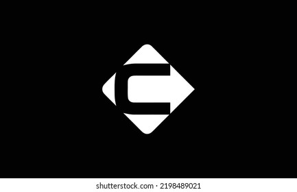  C Letter Initial Logo Design, Vector Template 