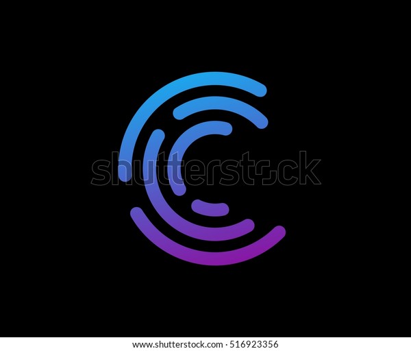 Download C Letter Logo Stock Vector (Royalty Free) 516923356