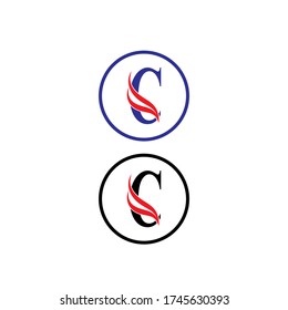 C letter logo abstract design