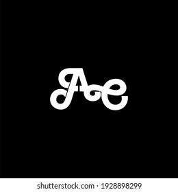 A C letter logo abstract design on black color background. ac alphabet