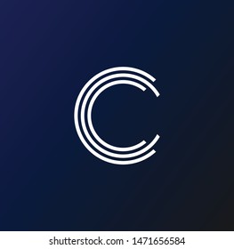 C letter logo for beautiful company