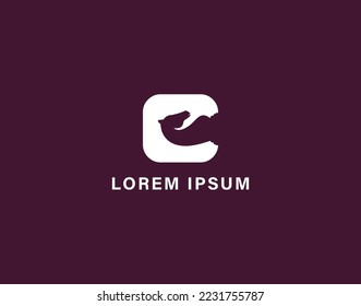 C letter logo, Chess C logo. Chess logo design