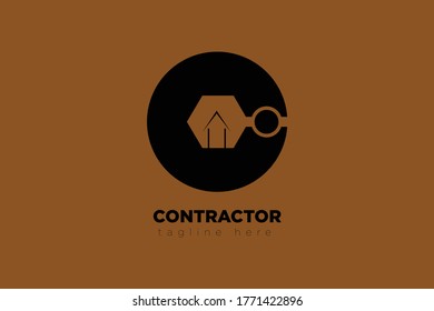 c logotipo corporativo. c logotipo vectorial de letra