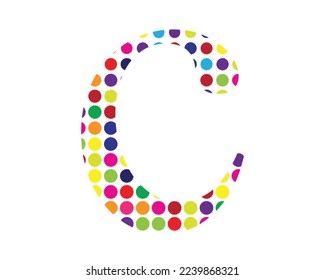 c letter logo creative design vector template