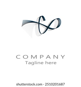 Diseño creativo del logotipo de la letra C