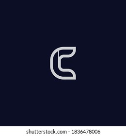 C letter logo design concept.